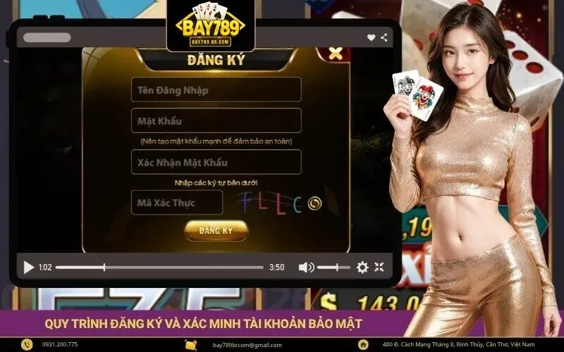 Quy trình đăng ký và xác minh tài khoản bảo mật