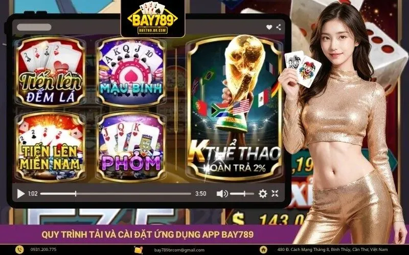 Quy trình tải và cài đặt ứng dụng app bay789
