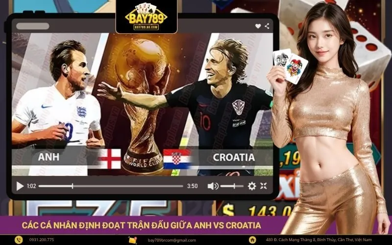 Các cá nhân định đoạt trận đấu giữa Anh vs Croatia