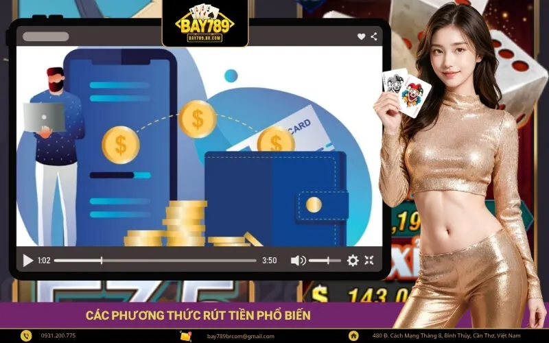 Các phương thức rút tiền phổ biến