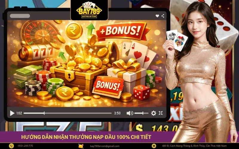 Hướng Dẫn Nhận Thưởng Nạp Đầu 100% Chi Tiết