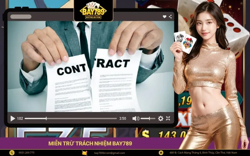Miễn Trừ Trách Nhiệm Bay789